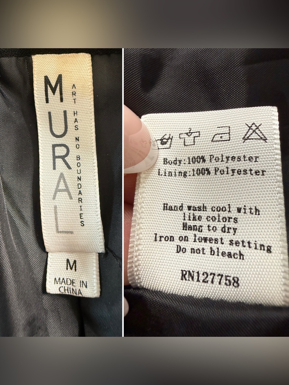 Mural Black Shawl Collar Open Front Blazer Quiet Luxury Minimalist Jacket M - Picture 8 of 12